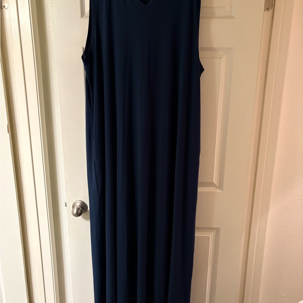 Sunnah Style sleeveless Abaya in dark navy - Picture 8 of 8